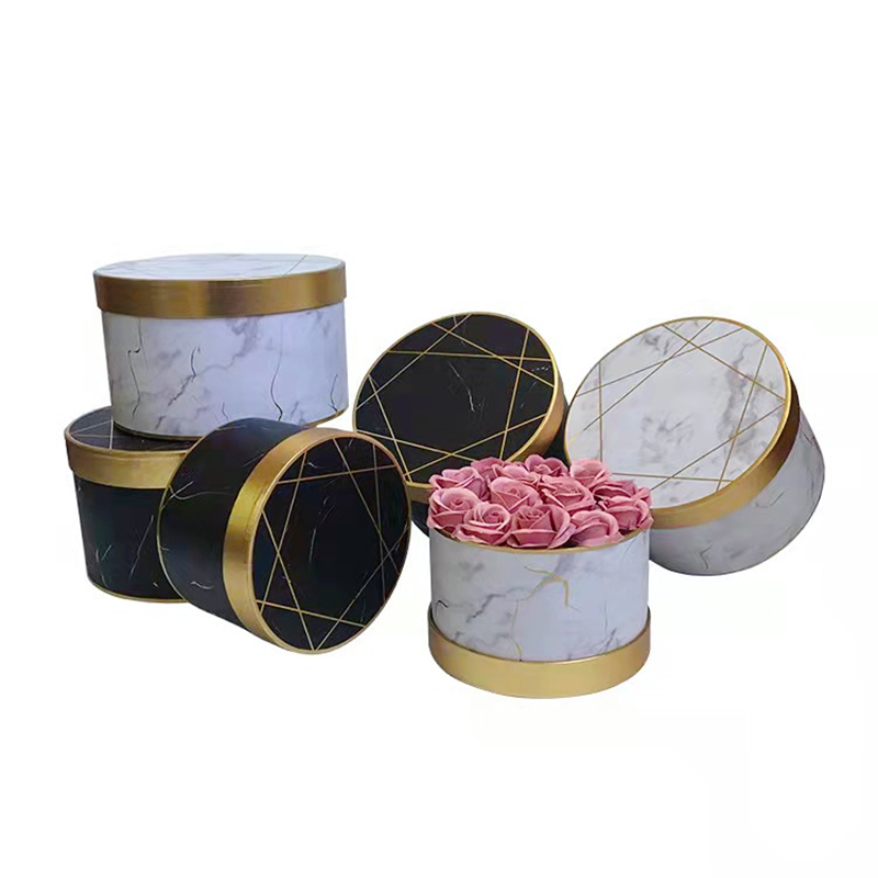 Bio-degradable Round Floral Cylinder Boxes for Environmentally-Friendly Packaging