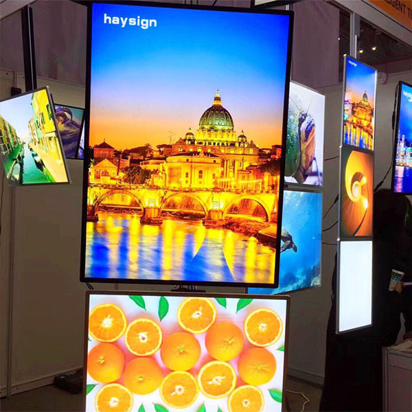 Acrylic Indoor / Outdoor Backlit Sign Box Front Light Customized Shape