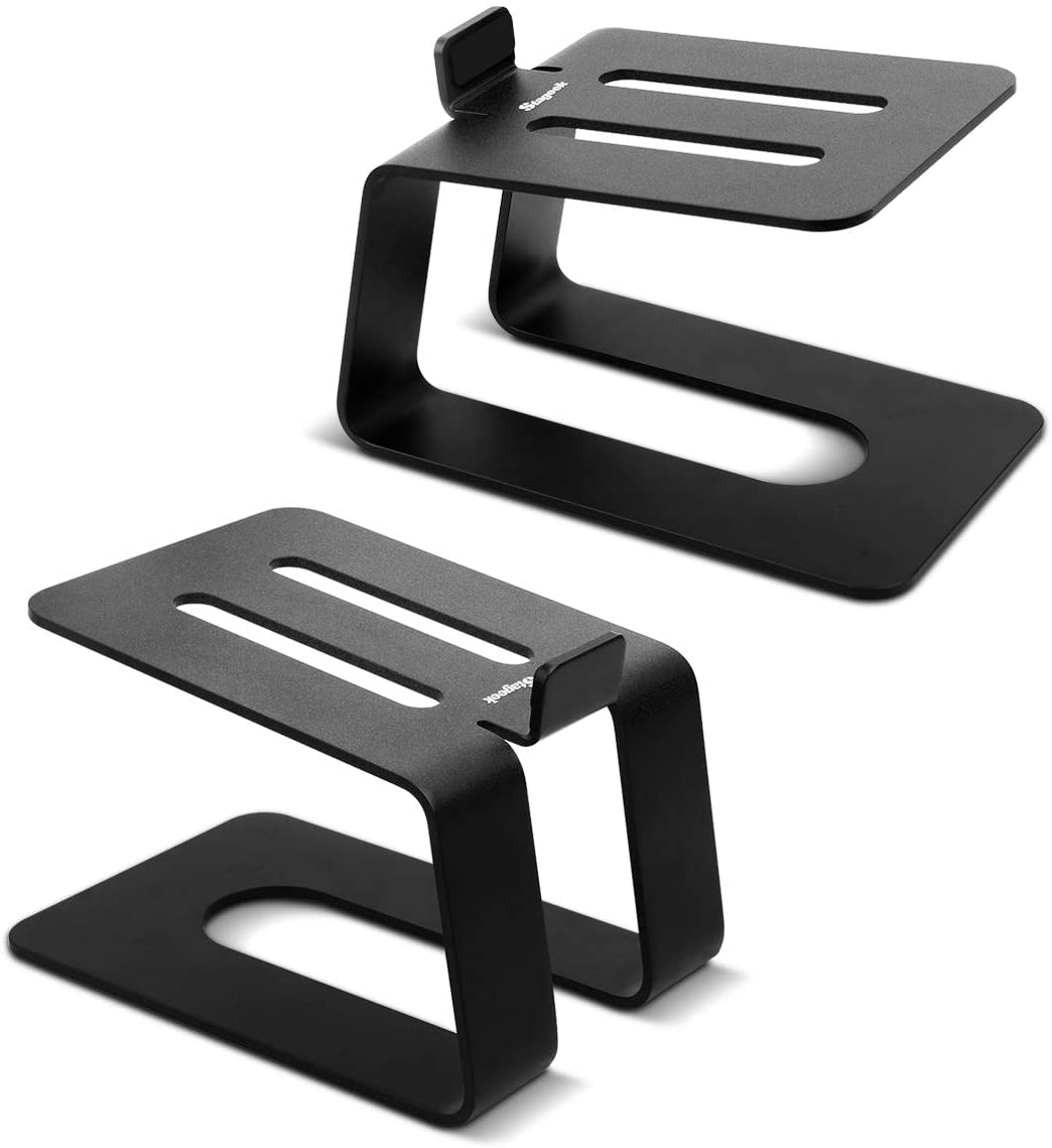 Hook Type Installation Metal Aluminum Desktop Speaker Stands Rack Process Bending