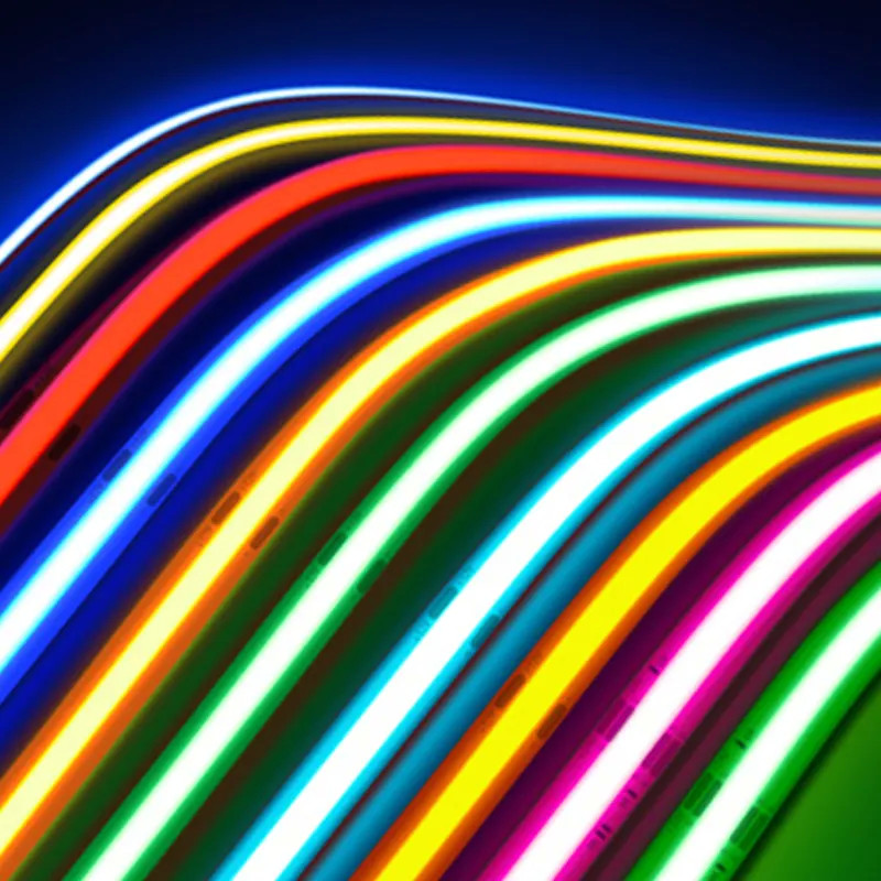 RGB COB LED Strip 768chips/M 10mm 14W/M Led Color Dotless Led Strip Lights