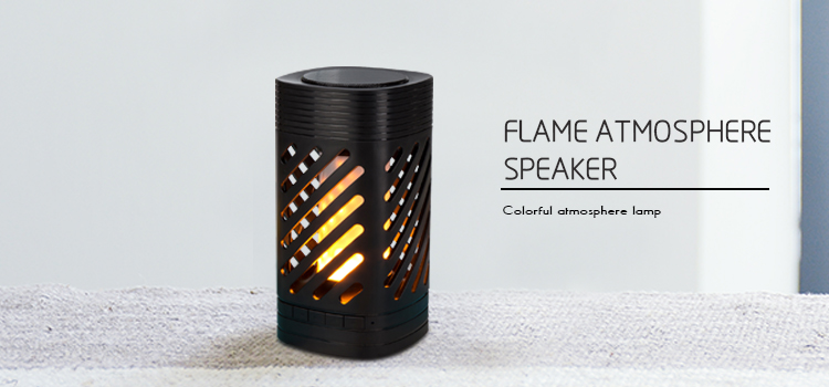 Built In Li-Battery Mini Portable Wireless Bluetooth Flame Speaker