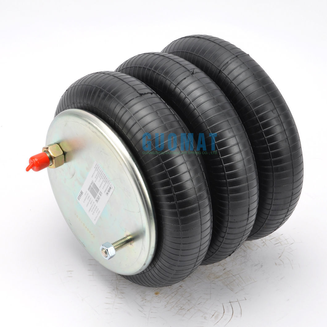 Goodyear Industrial Triple Convoluted Air Spring 3b12-301 1/4NPT Air Inlet W01-358-8010