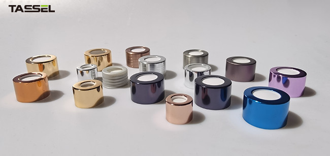 24/410 Diffuser Bottle Cap Brushed Bronze with PE Liner For Scent Products