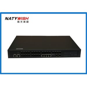 Flexible L3 Layer 10G EPON OLT , EPON Network OLT For HD Monitoring Solution