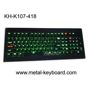 USB PS2 Ruggedized Backlight Keyboard Full Keys With Mechanical Switch