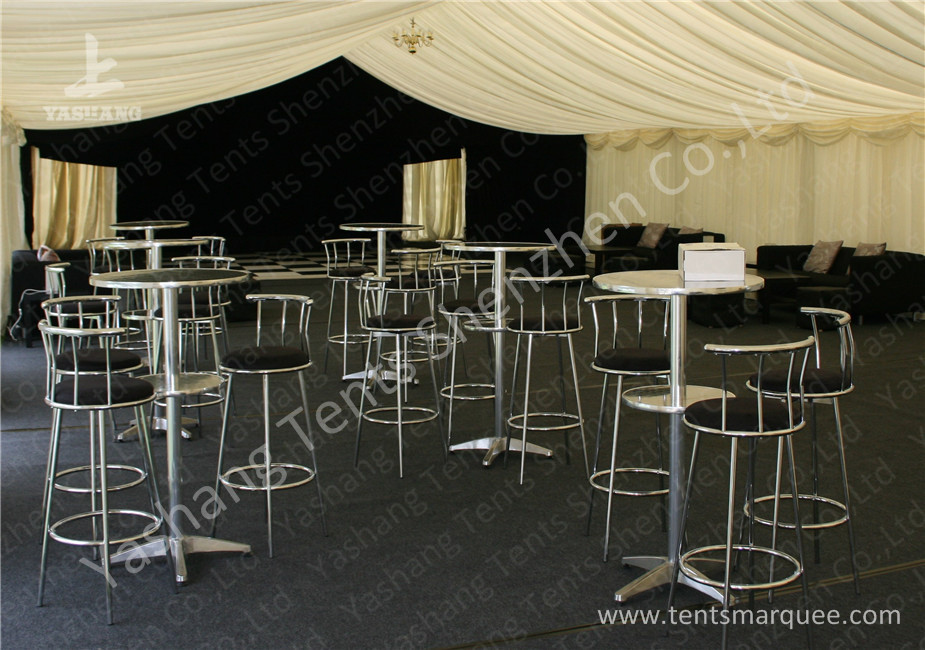 UV Resistant PVC Fabric Cover Luxury Wedding Marquee Buildings With Aluminum Profile