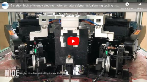 automatic motor rotor balancing machine
