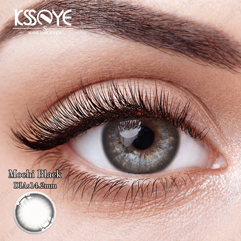 Natural Black Eyes Contact Lenses Daily Use For Girls Women Party Beauty
