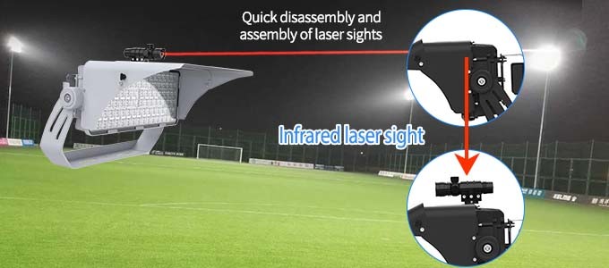 150000lm LED High Mast Light 1000W Tennis Court Flood Lights For Outdoor