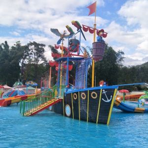 Fiberglass Water Park Water Sprinkler Playground With Children Slides