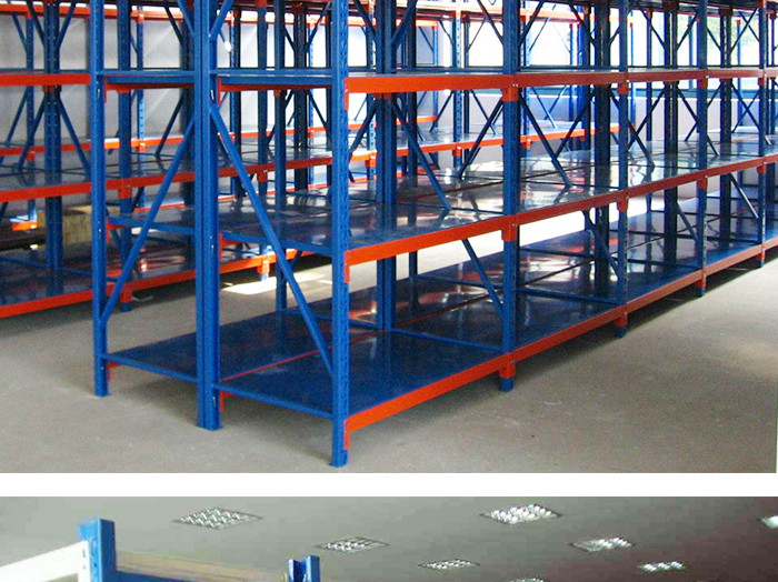 Heavy Duty Stacking Rack System , Warehouse Metal Storage Rack Shelf
