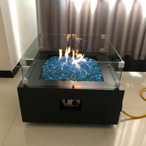  Square 800mm Garden Gas Fire Pits 31.5 Inch Electric Fire Pit Garden Manufactures