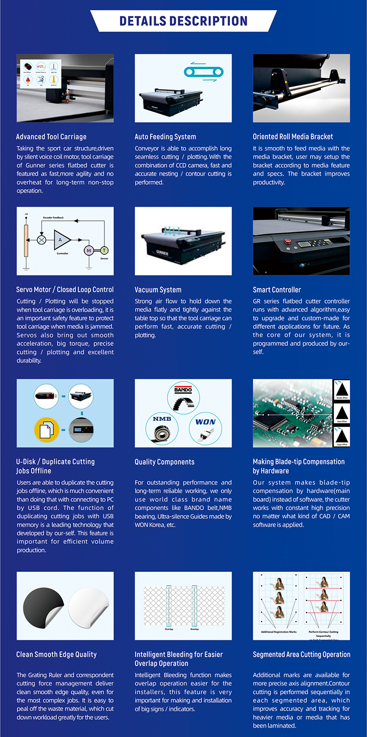 220V Voltage Digital Die Cutting Machine for Roll Materials PPF Window Tint Flatbed Cutter VFR1612
