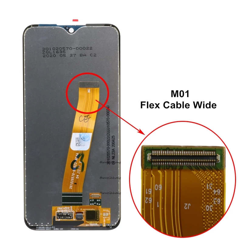 Phone Refurbished Lcd screen For SAM A01 A015 Display Lcd Touch Screen Digitizer