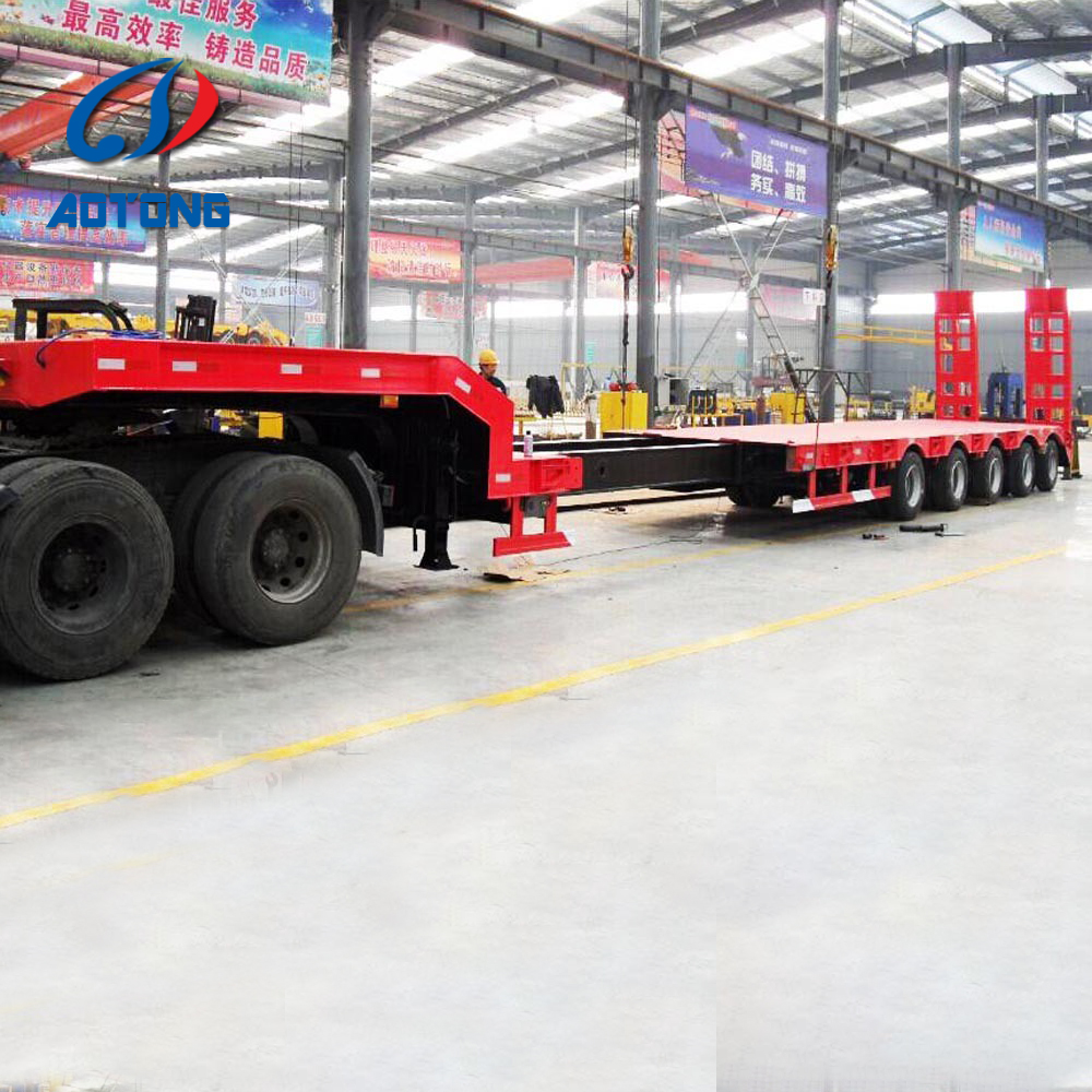 Hydraulic Multi Axle 35-100 Ton Bulk Cargo Carrier Lowboy Trailer Within Your Budget