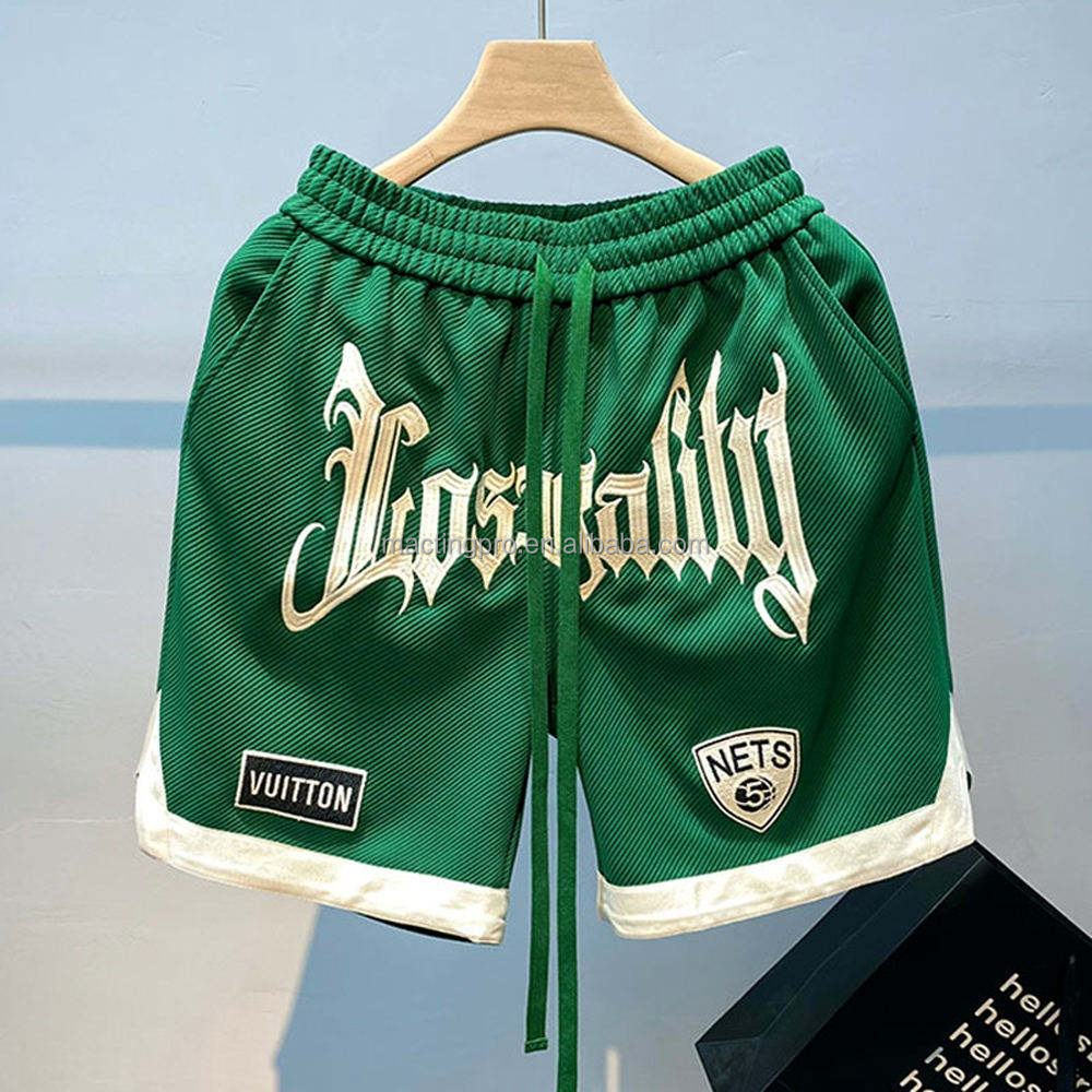 Summer Sports Jogging Workout Athletic Running Fitness Track Jogger Mesh Shorts Custom Gym Retro Basketball Shorts Men