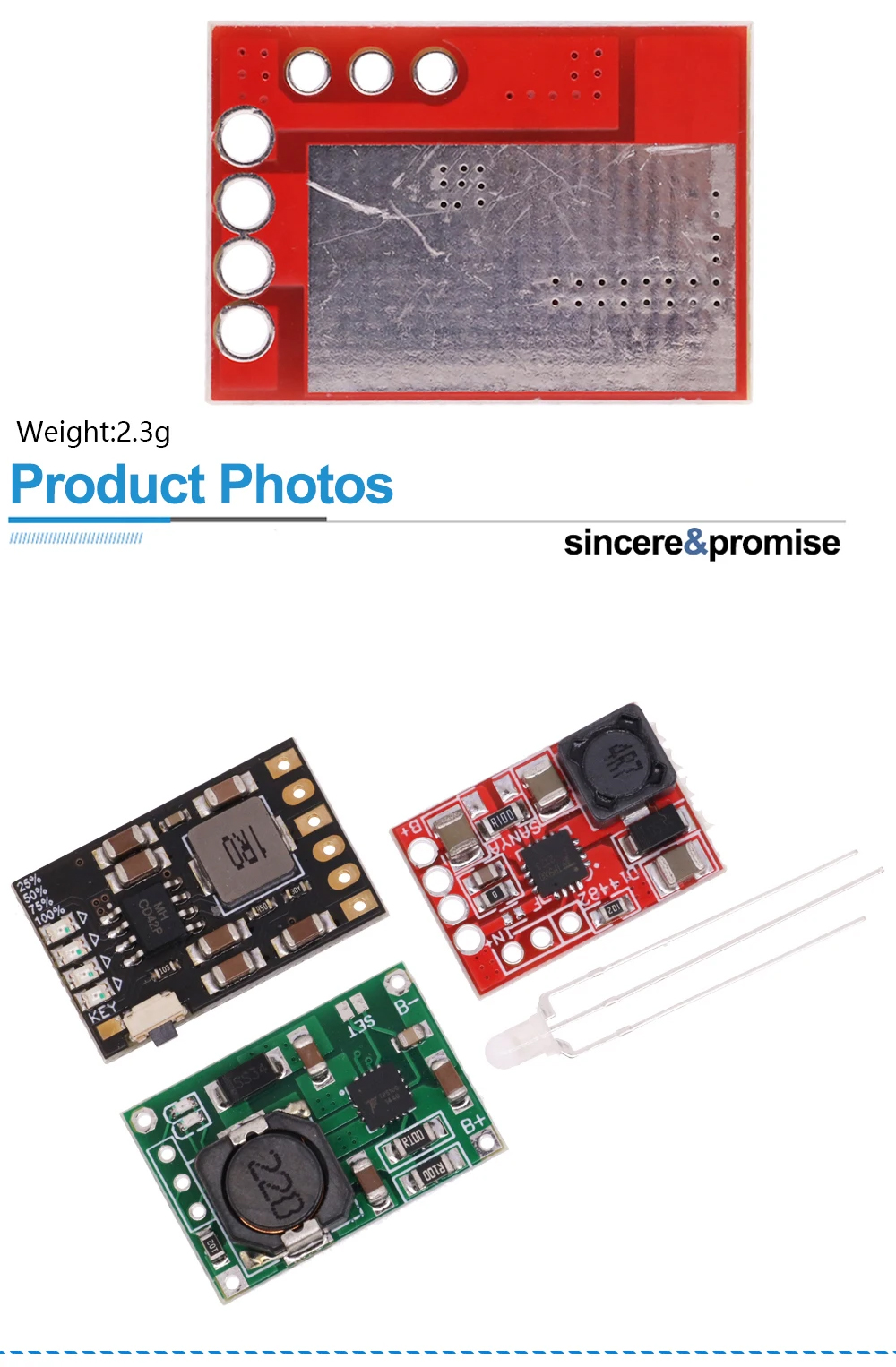 TP5100 TP5000 Charging Management Power Supply Module Board 18650 1A 2A 5V Compatible With 4.2V 8.4V 1S 2S Lithium Batteries