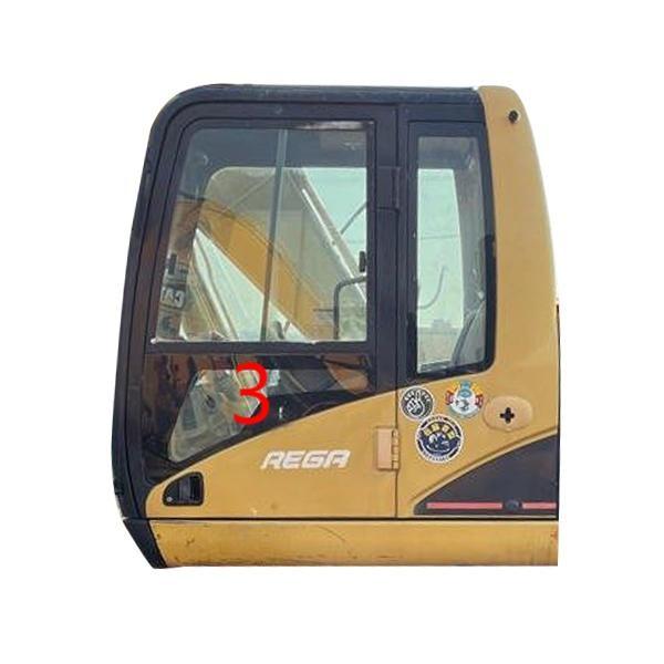 CAT CATERPILLAR Cab Glass FCC Windshield Tempered Glass Left Door Lower Position