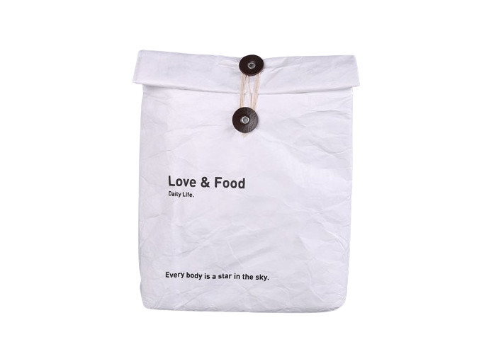  Personalized White Tyvek Insulated Cooler Lunch Bag Keeps Food Cold And Warm Manufactures