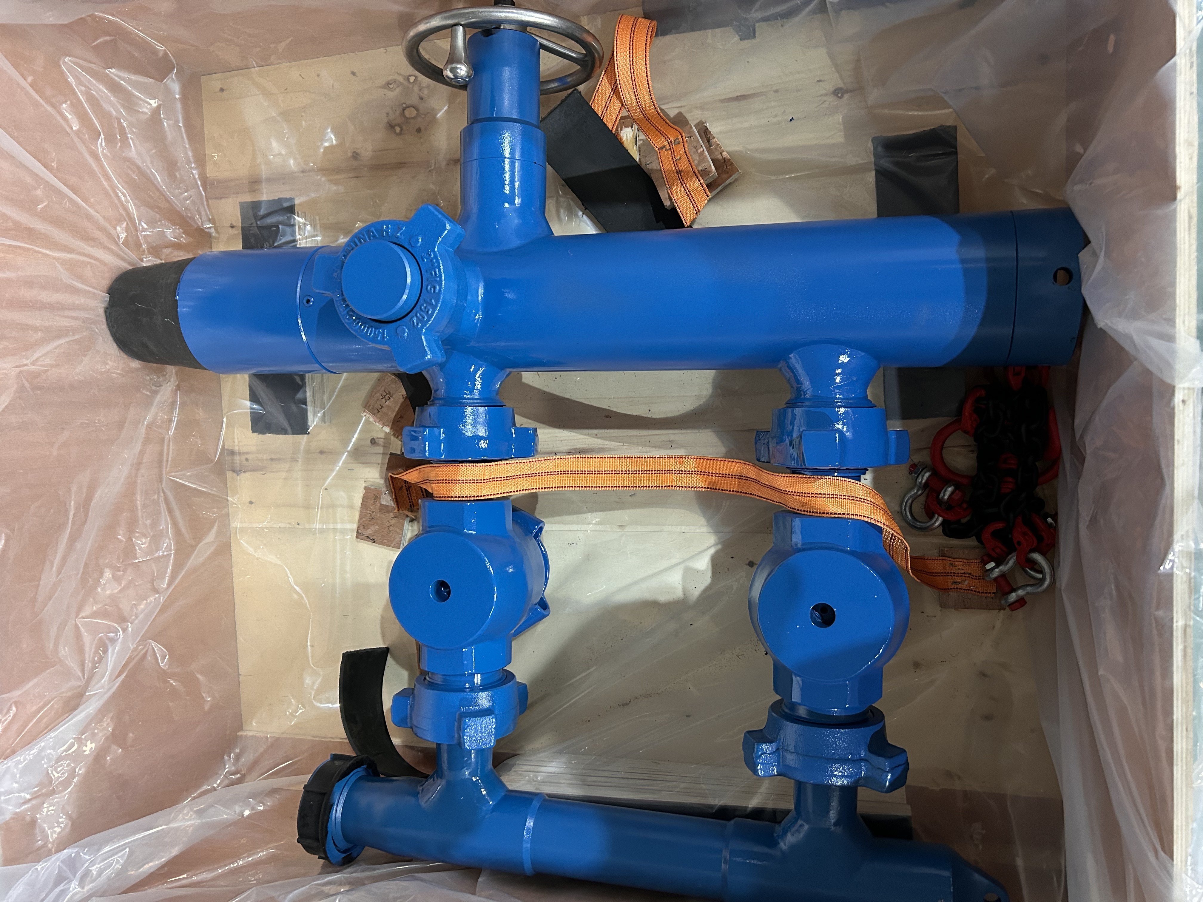 5-1/2'' API Casing LTC Buckle connected 35Mpa Working Pressure Double Plug Cementing Head