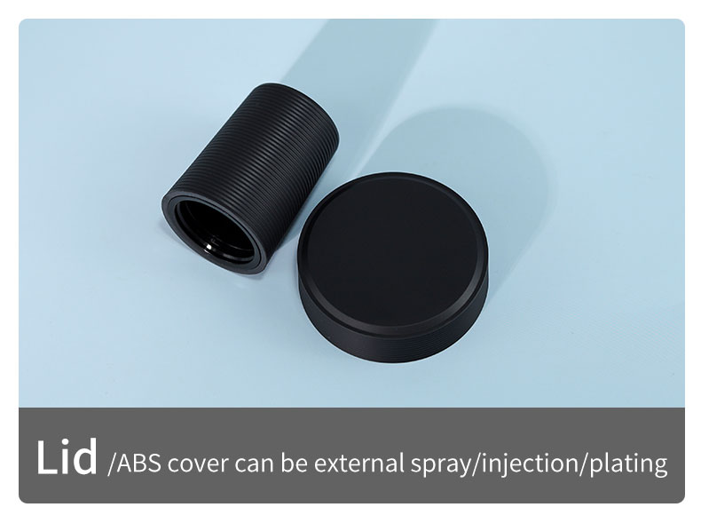 100ml 120ml Black Cosmetic Packing Bottle 50g Plastic Lotion Containers With PETG Caps