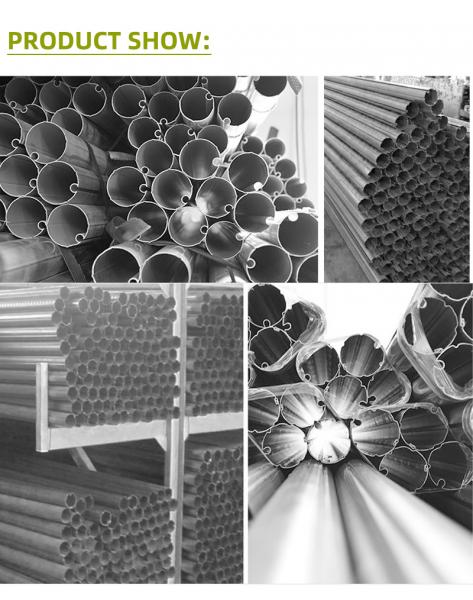 70mm 78mm Awning Tube Replacement Aluminium Awning Rollers Pipe
