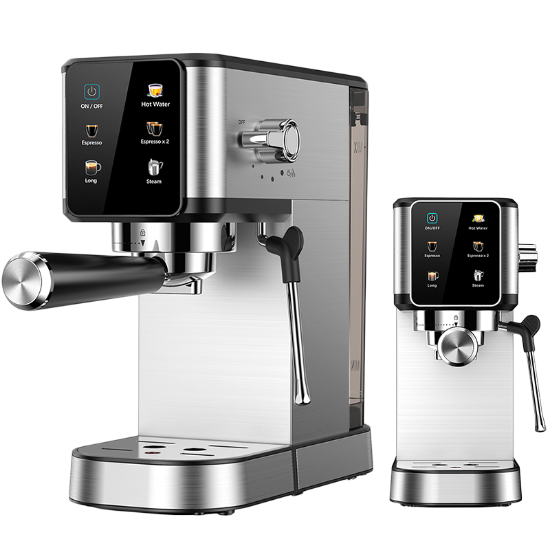Automatic Digital Home Thermoblock Heating Expresso Coffee Maker Steam Portable Smart Italian Espresso Coffee Machine