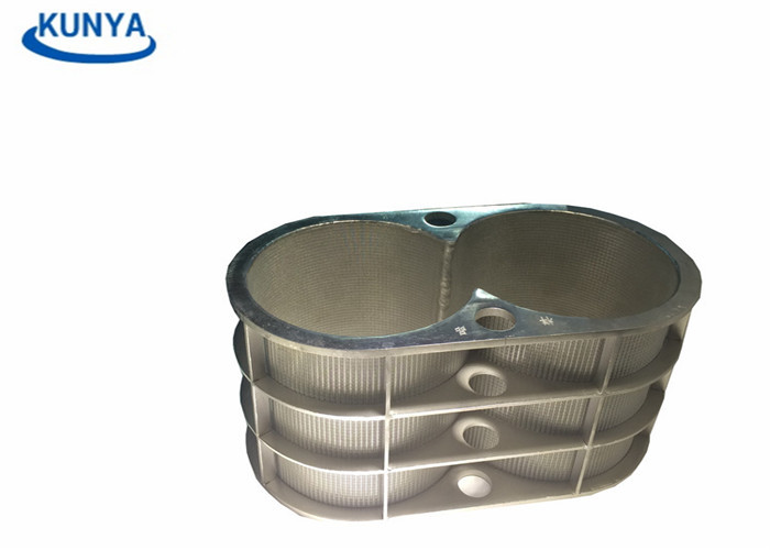20mm 80mm Sintered Mesh Filter Custom DOE 220 Flange Male Thread