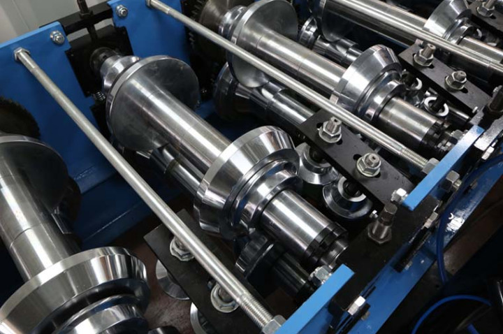 Shaft 75mm Boltless Roof Panel Forming Machine