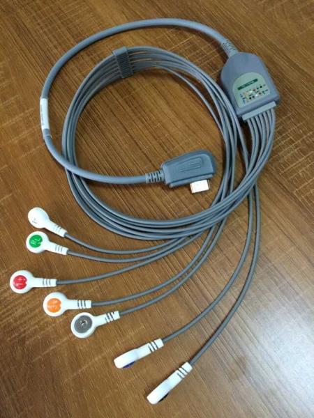 Supply High Quality 7 Leads Patient Cable Accessory for 3-CH ECG Holter Monitor