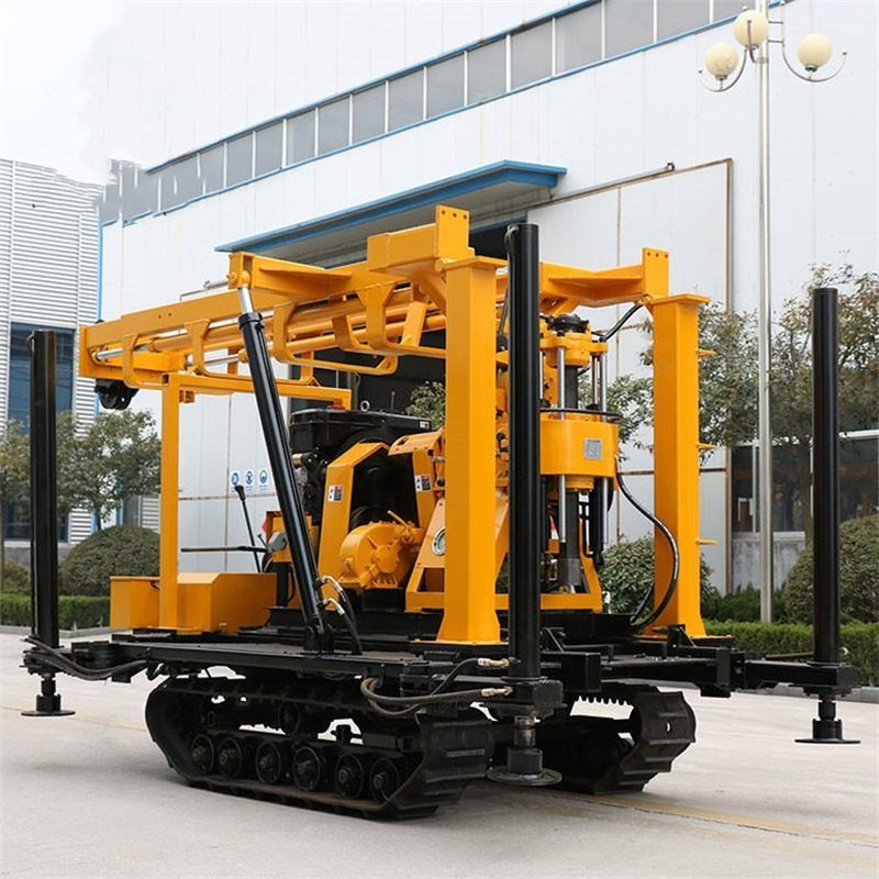Agricultural Small Wheeled Water Well Drilling Rig 200 Meter