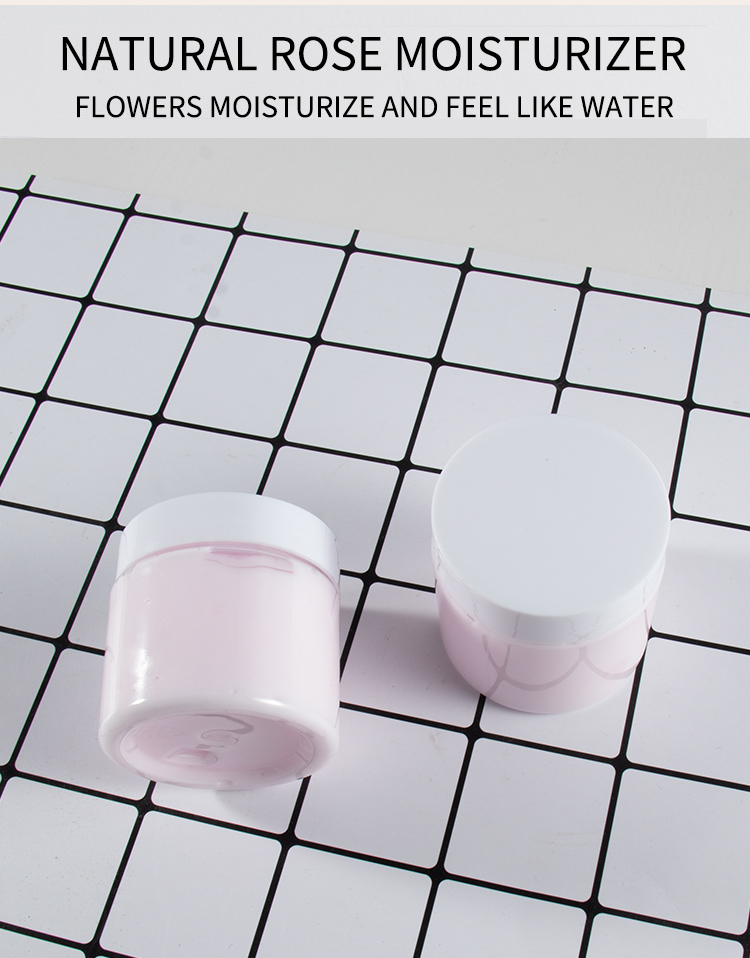 Custom Korean Skin Care Facial Moisturizer Private Label Pink Brightening Natural Organic Whitening Face Rose Cream