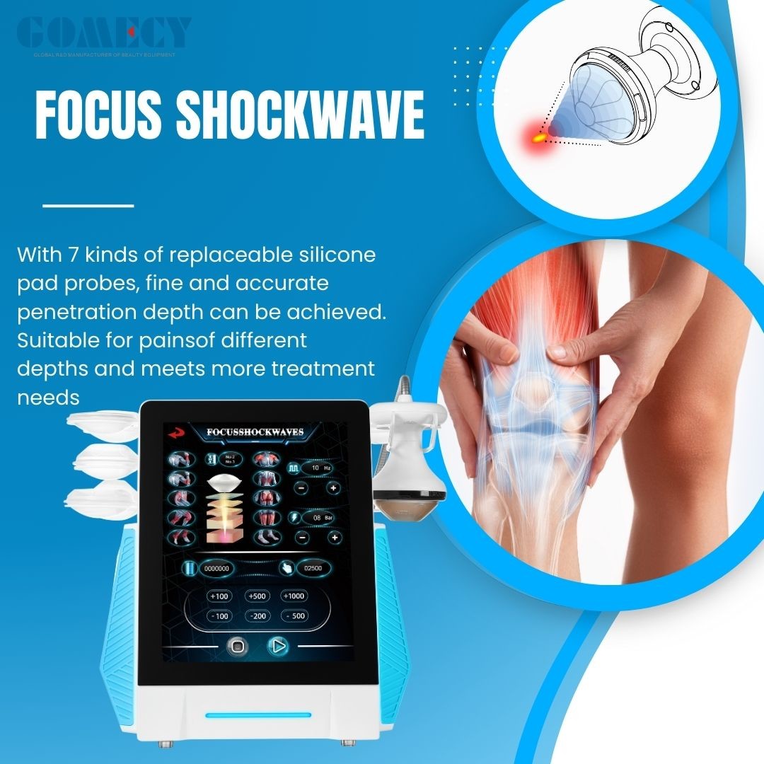 Advanced Focus Shockwave Physical Therapy Equipment for ESWT Treatment of Erectile Dysfunction