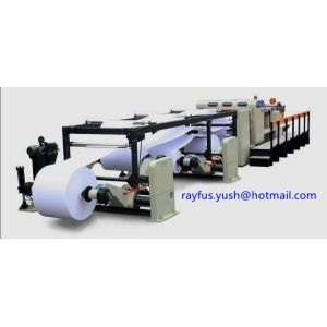 Automatic High Speed Rotary Paper Sheeter Stacker Four Roll Edge Align Cutting
