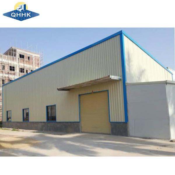 Single Span / Multi Span Steel Structure Warehouse Prefabrication Building