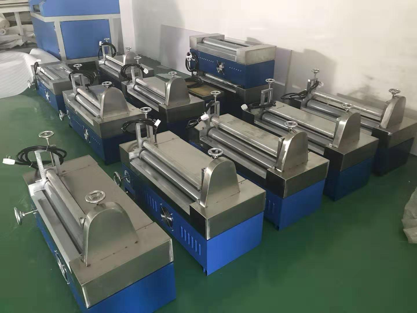 Electric Double Roller Adhesive Coating Machine for EPE EVA Sponge Leather Foam Plastic
