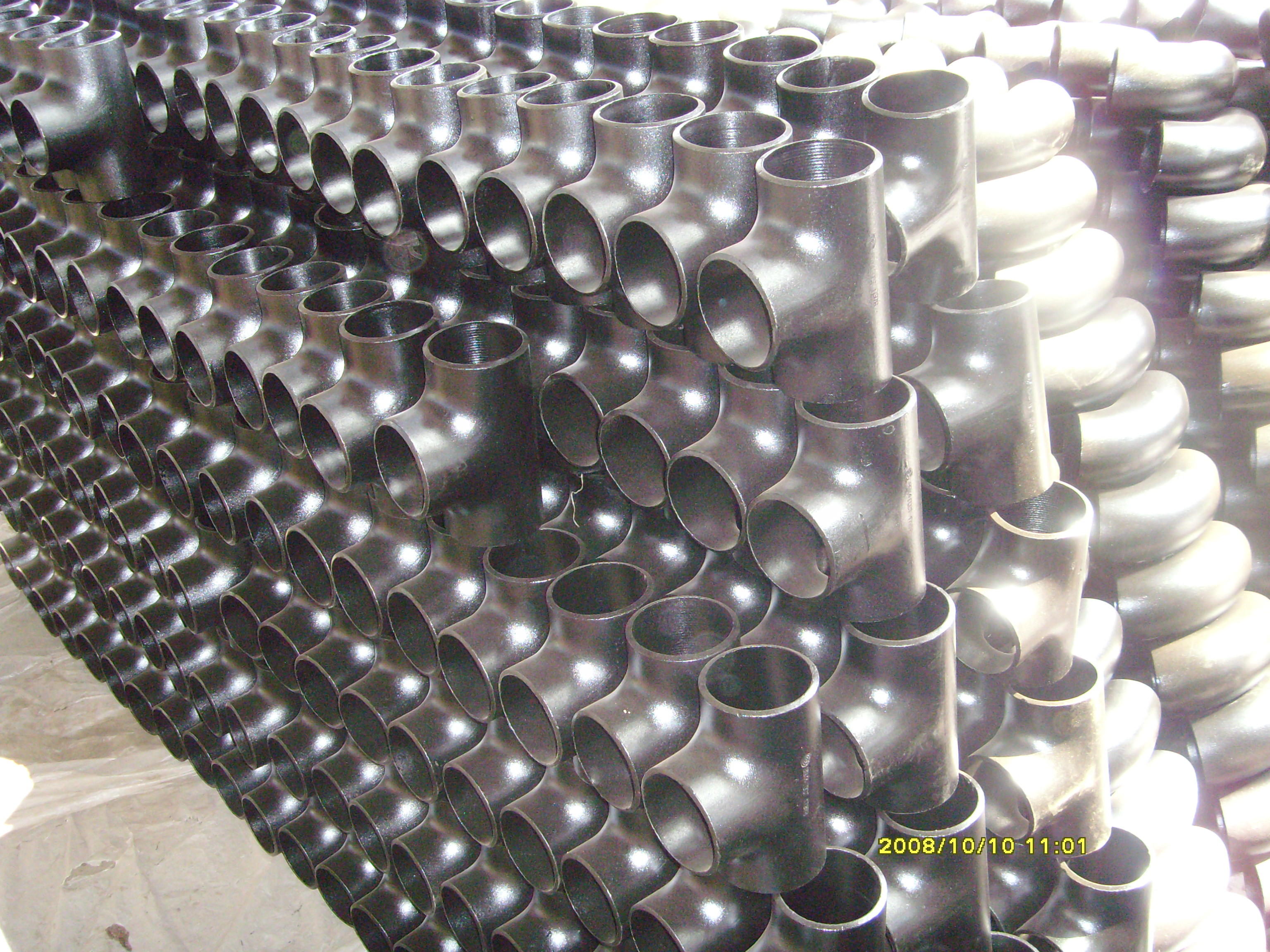 Ss201 Ss304 Ss321 Ss316l Butt Weld Pipe Fittings Tee 4"