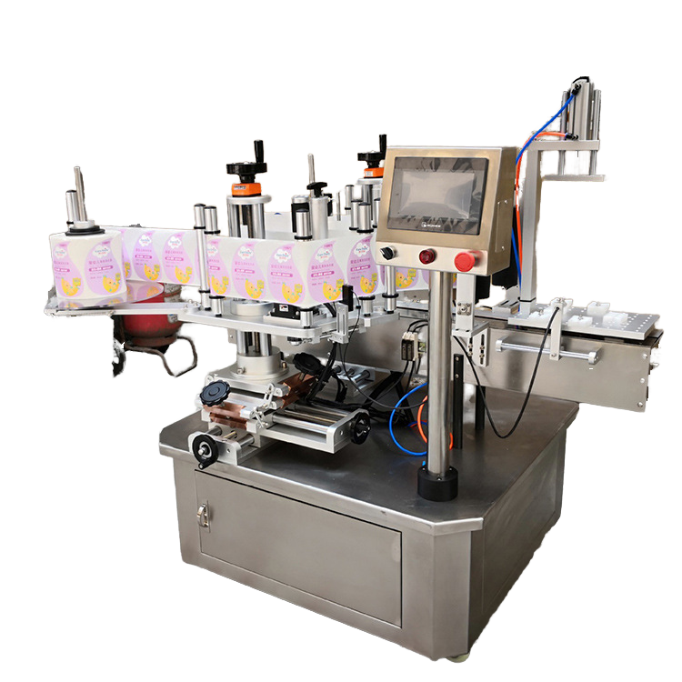 Automatic Double-Sided Laundry Detergent Labeling Machine Semi-Automatic Square