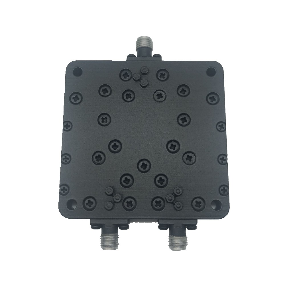 Black 2 Way Power Splitter / Waveguide Power Combiner In Telecom Parts