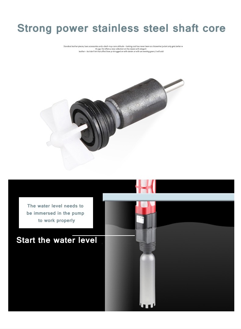 Aquarium Gravel Vacuum Cleaner Automatic Filter Cleaning Fish Tank Sand Sludge Extractor Water Chan