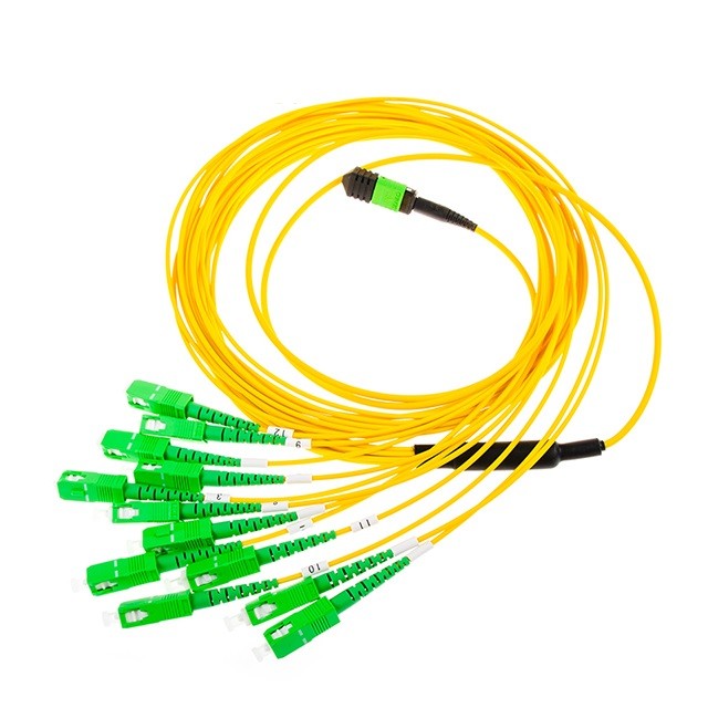 SC APC MTP MPO Fiber Jumper SM 8 12 24 48 Cores Optical LSZH OFNR