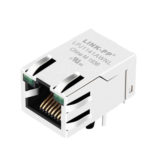 Belfuse SI-53021-F Compatible LINK-PP LPJ1141AWNL 10/100 Base-T Tab Up Green