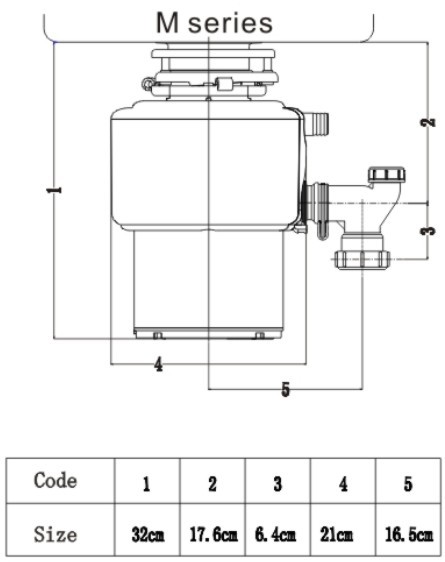garbage disposal machine