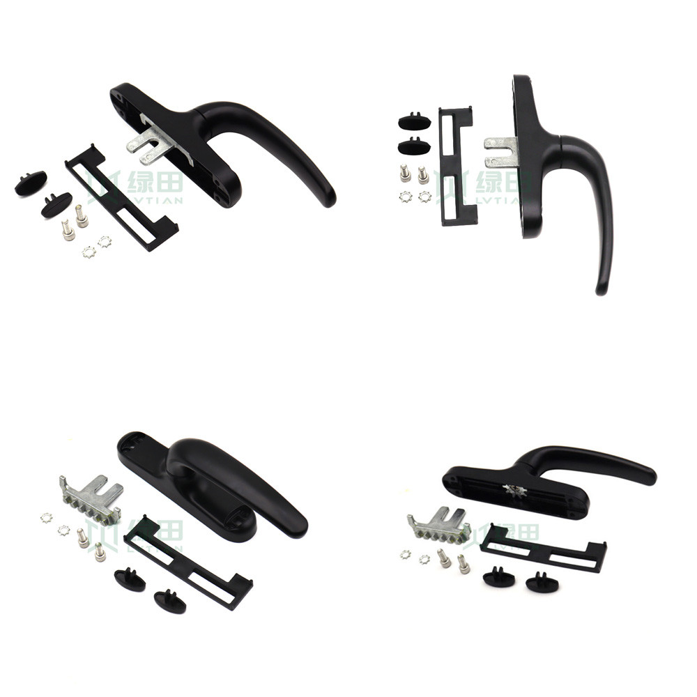 Aluminum Profile Design UPVC Window Door Handles Modern Lock Handle Hardware
