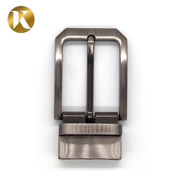 Wenzhou KML Best quality mult color simple zinc alloy reversible pin belt buckle
