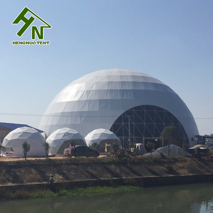 Diameter 35m Plastic Big Igloo Dome Tent 800-1000 Person Restaurant
