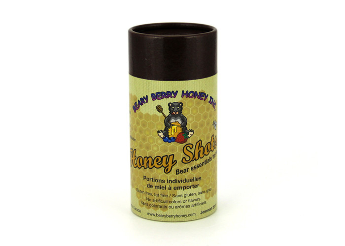 Color Print Custom Composite Cans , Food Grade Tea Tube Packaging