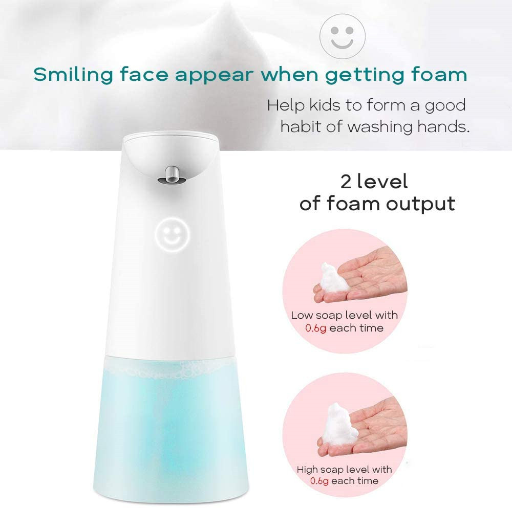 FCC Rohs Infrared Sensor Plastic Automatic Soap Dispenser One Touch Control