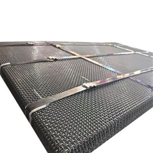 Quarry Rock Square Hole Crimped Wire Mining Screen Mesh