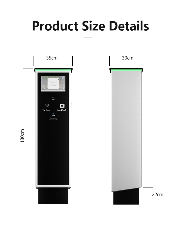 Parking Ticket Kiosk for Exit Ticket Station Smart Parking Solutions